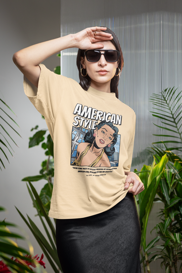 Vintage American Comic Oversized T-shirt