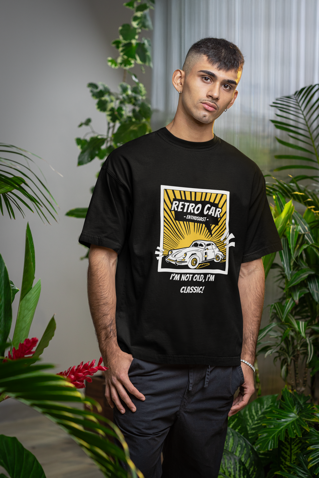 Ambassador Retro Car Oversized T-shirt