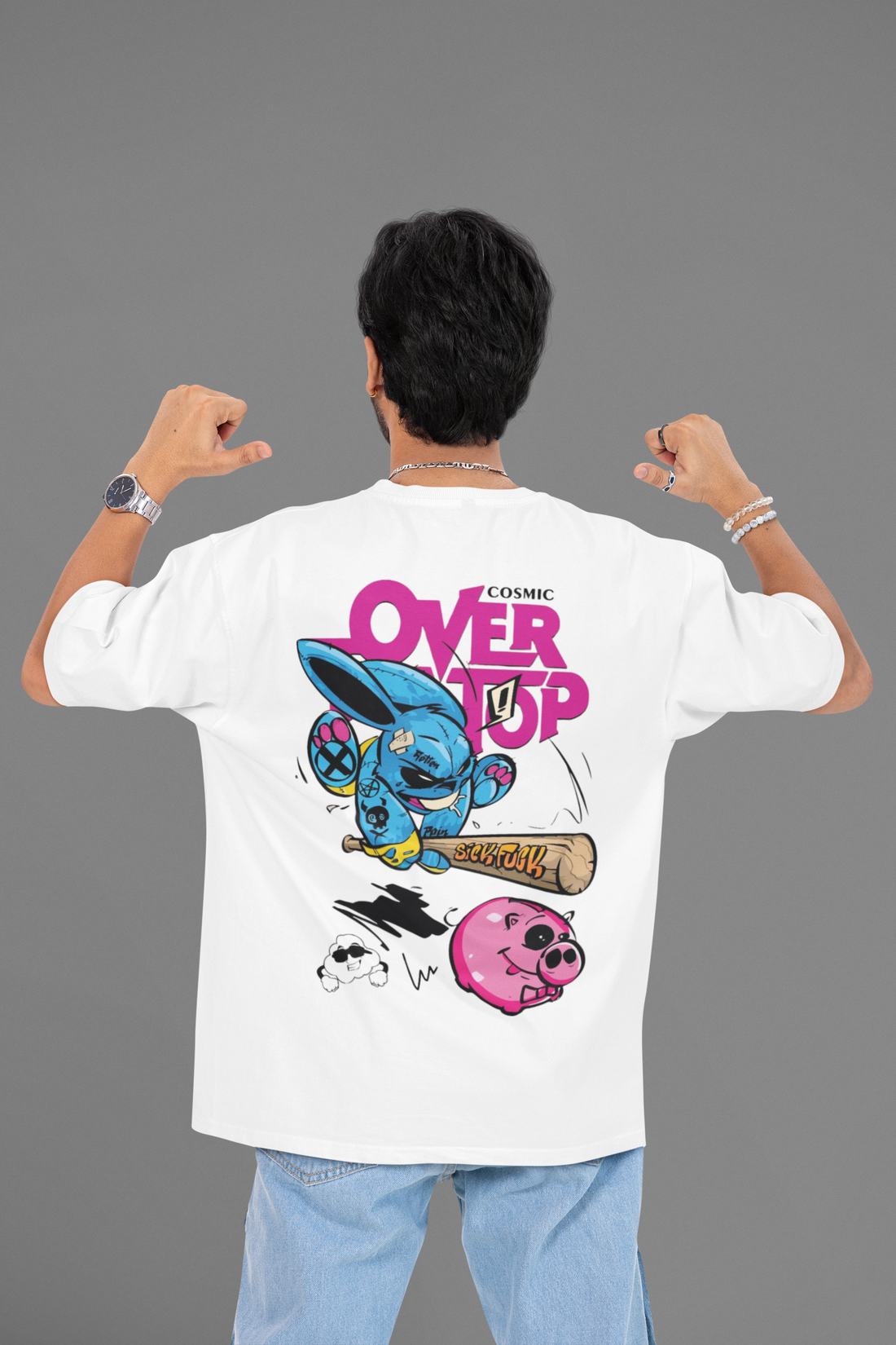 Bunny Gone Mad Oversized T-shirt