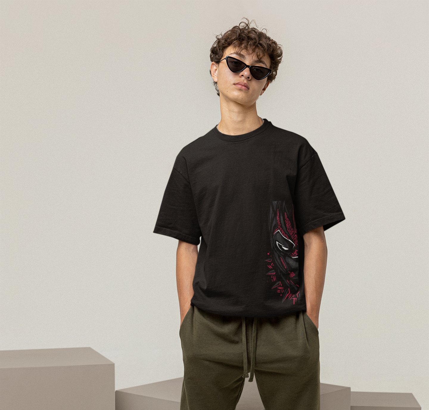 Death Stare Black Panther OS T-shirt
