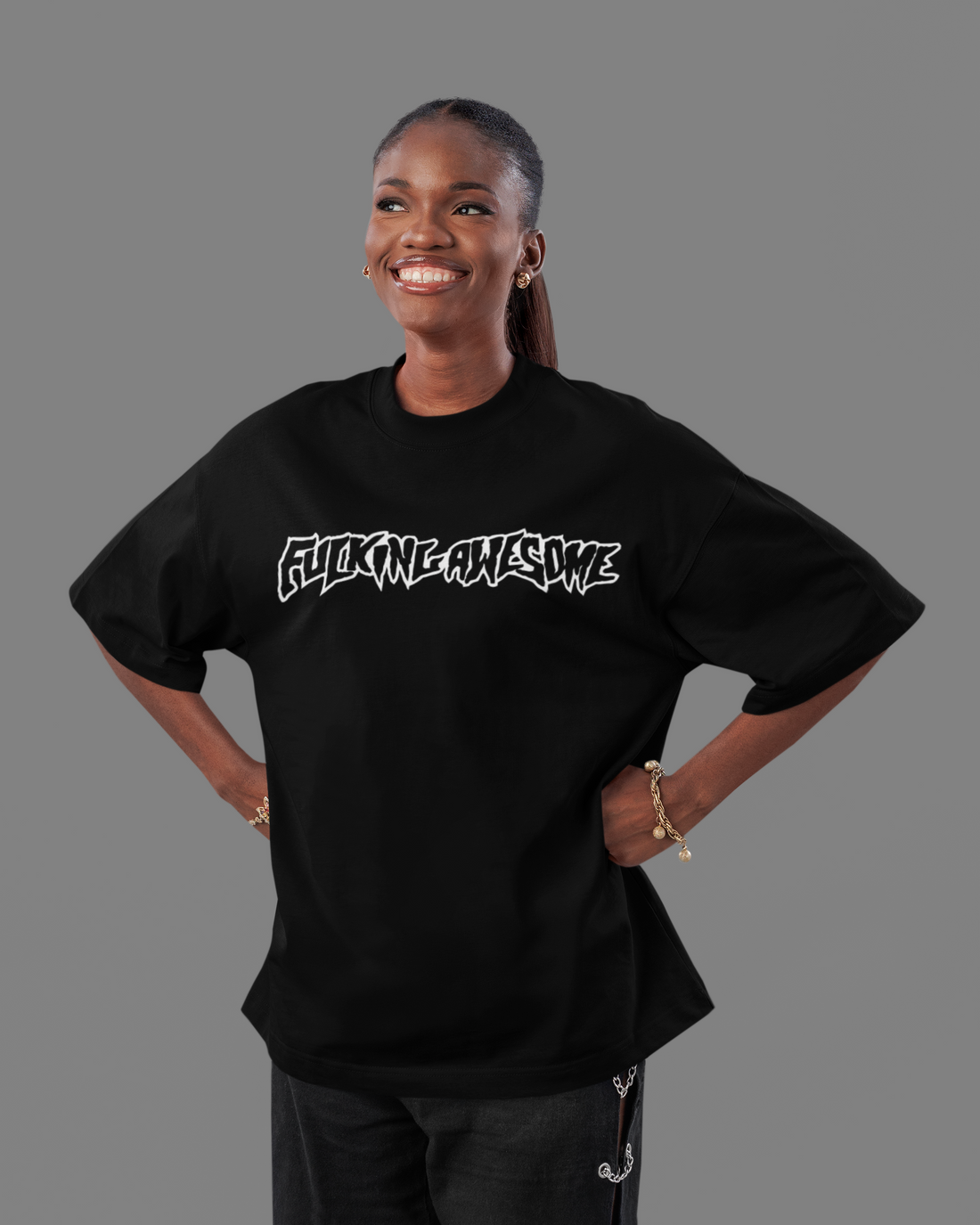 F*cking Awesome Oversized T-shirt