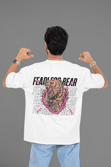 Fearless Bear Oversized T shirt