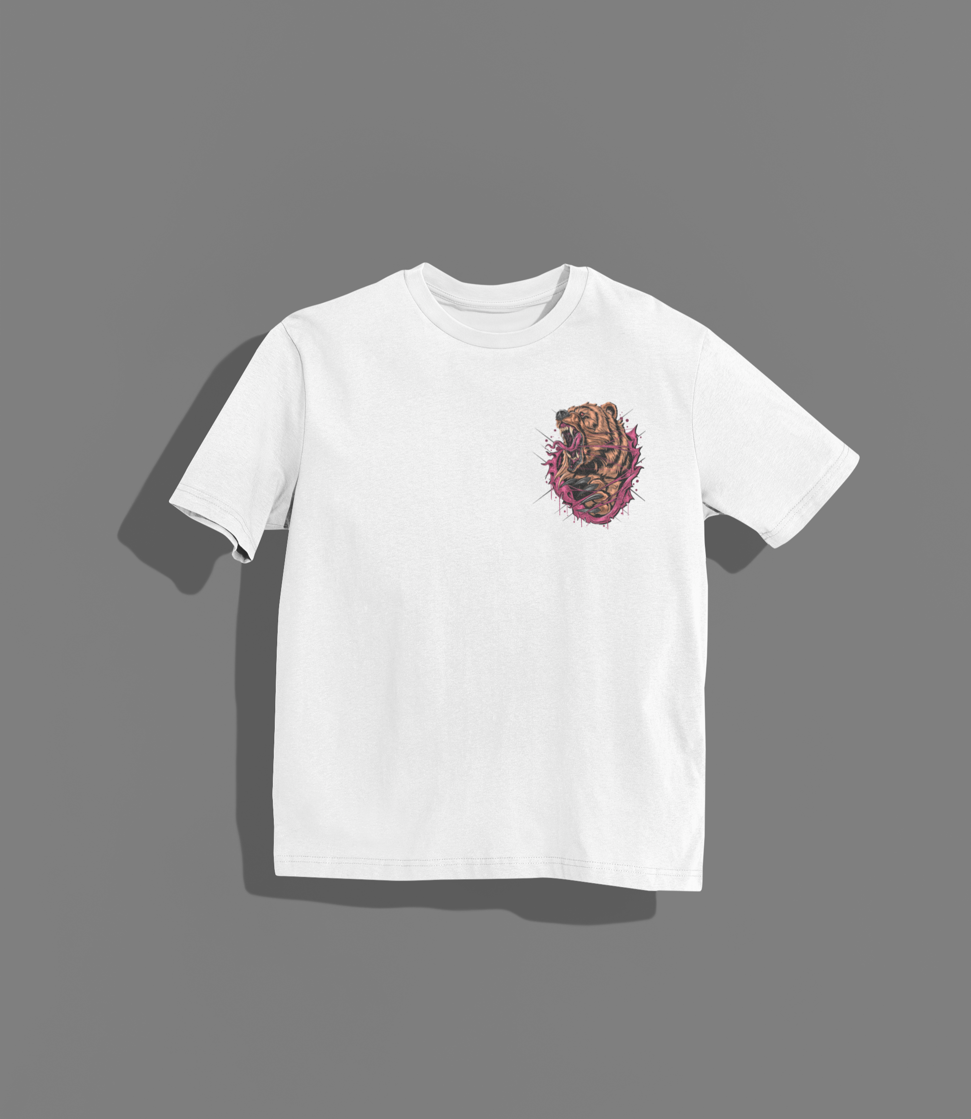 Fearless Bear Oversized T shirt