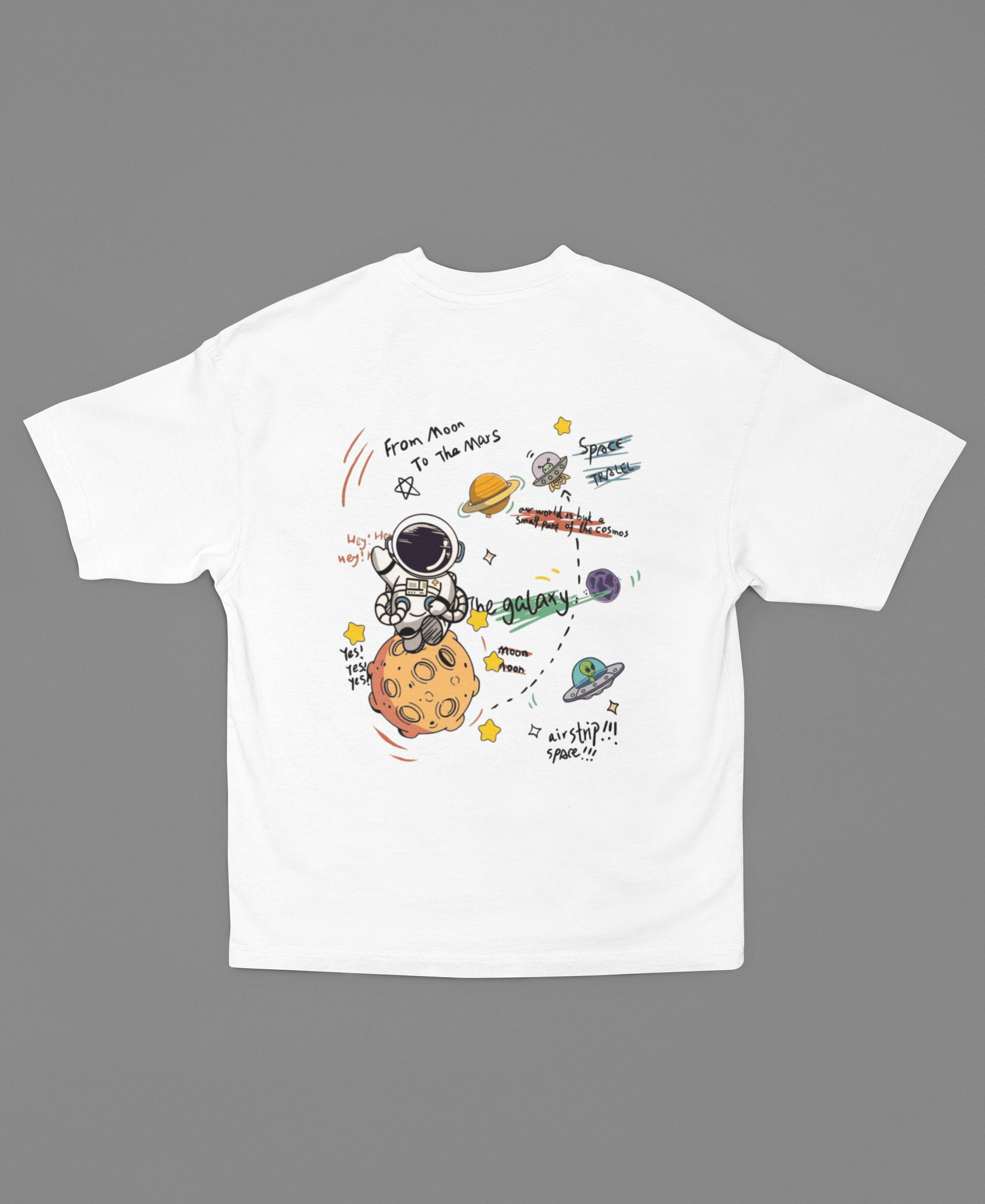 Galaxy Drip Air Strip Oversized T-shirt