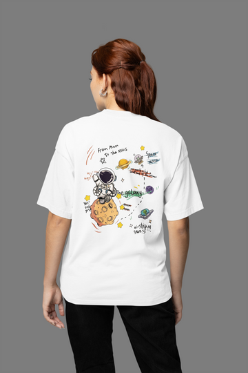 Galaxy Drip Air Strip Oversized T-shirt