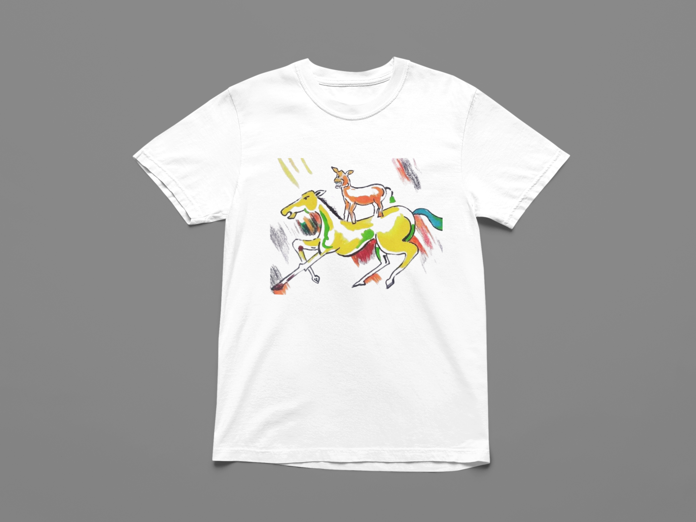 Iconic Majnu bhai Painting T-shirt