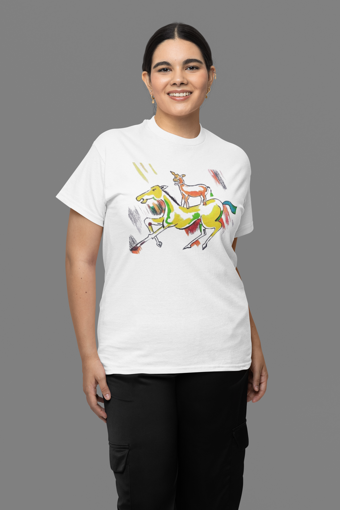 Iconic Majnu bhai Painting T-shirt