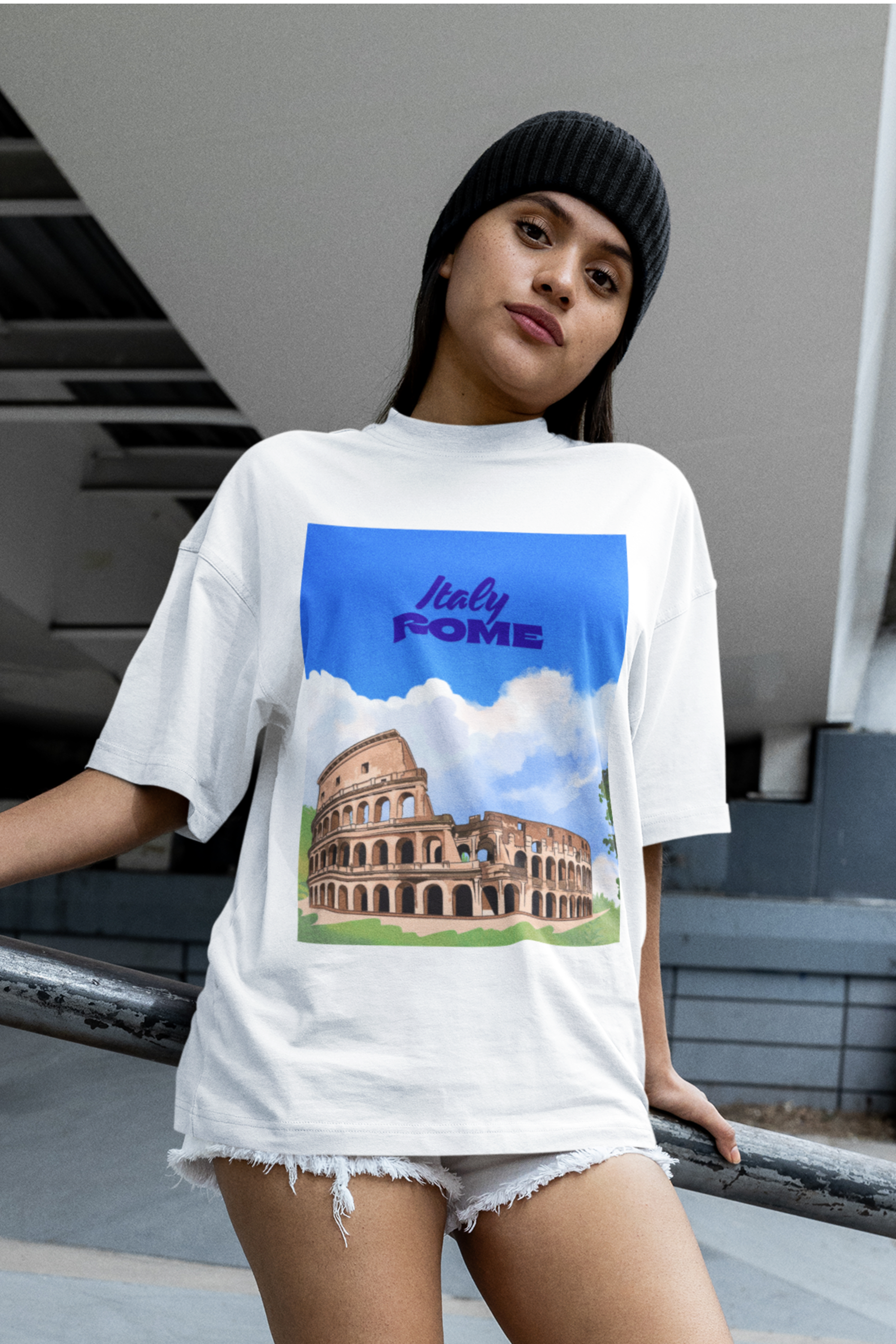 Italy Rome Colosseum OS T-shirt