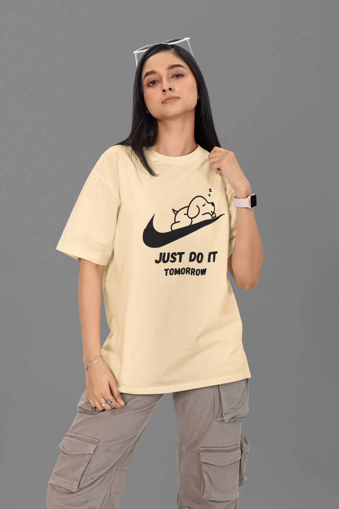 Just do it Tomorrow Oversized T-shirt