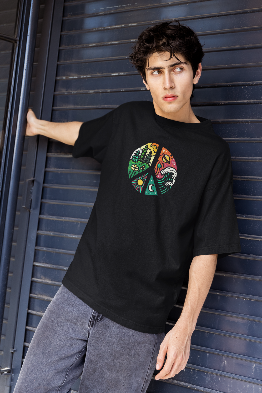 Nature's Peace Oversized T-shirt