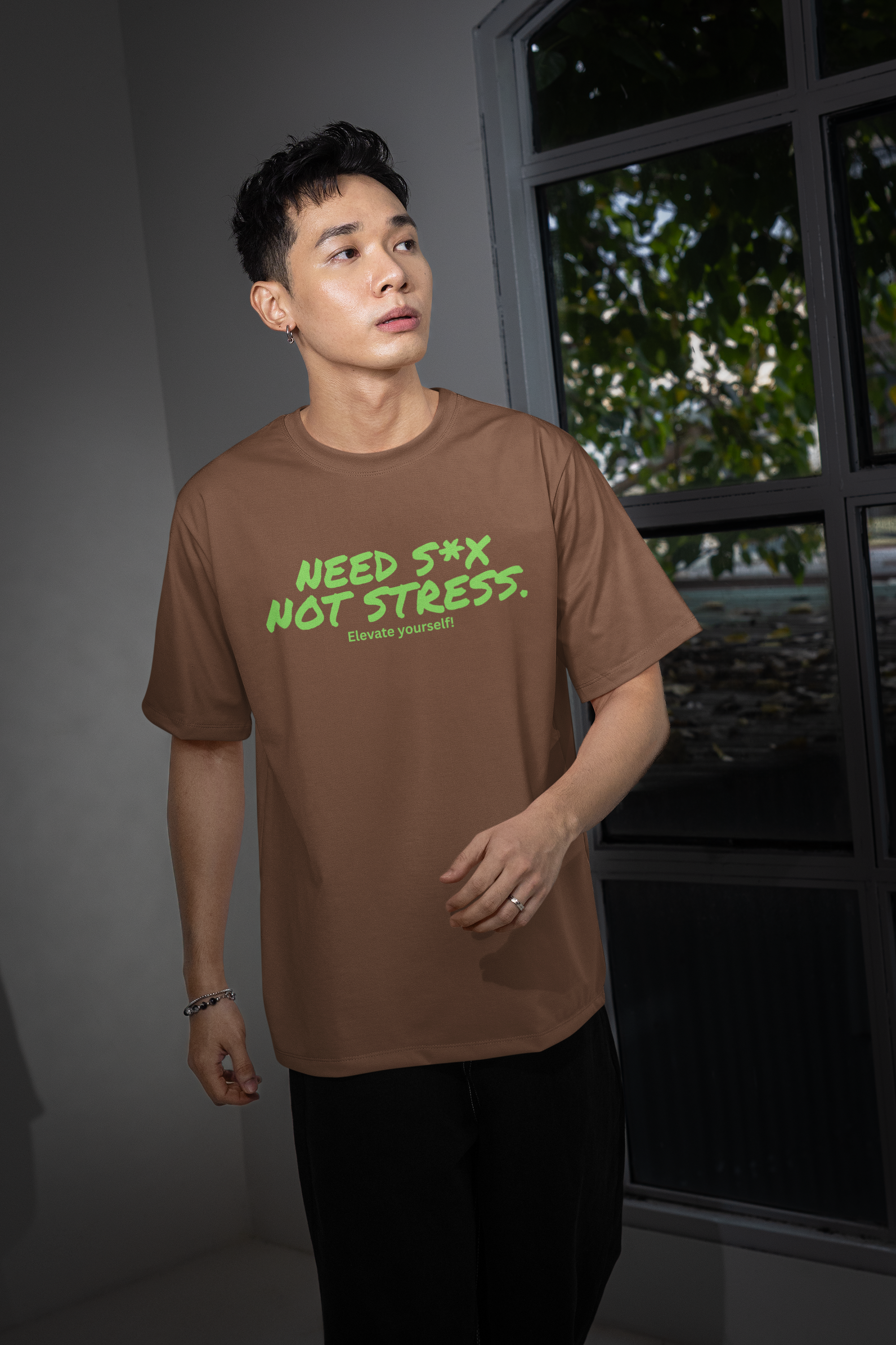 Need S*X Not Stress OS T-shirt