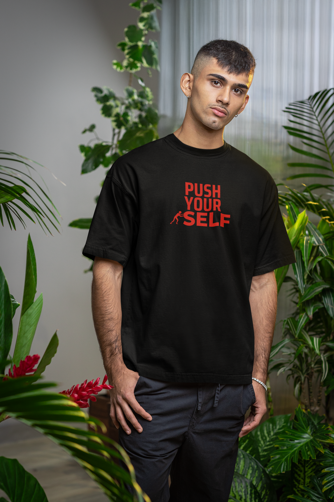 Push Your Self Oversized T-shirt