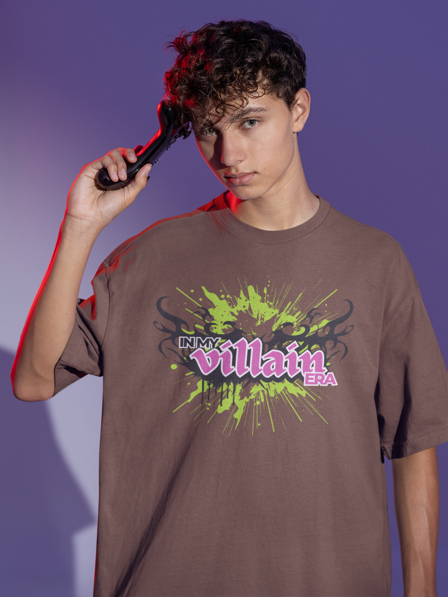 Villain Mode On Oversized T-shirt
